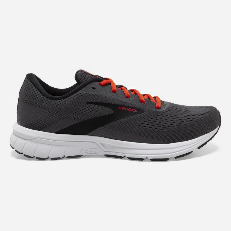 Brooks Signal 3 NZ - Men's Road Running Shoes - Blackened Pearl/Black/Red Clay (36071-EVHM)